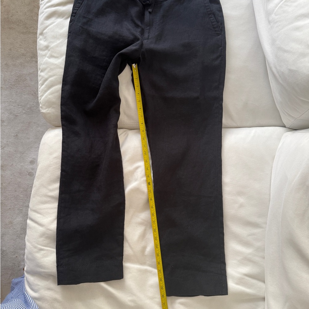 Vince Black Hemp (like linen) Owen pants men’s large
